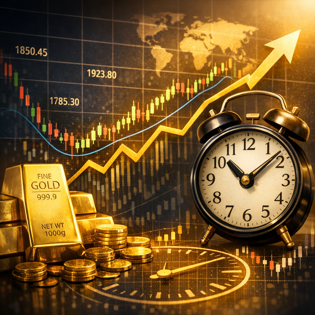 Illustration of Gold Price Movement: Stunning Insights for the Best Investment Timing