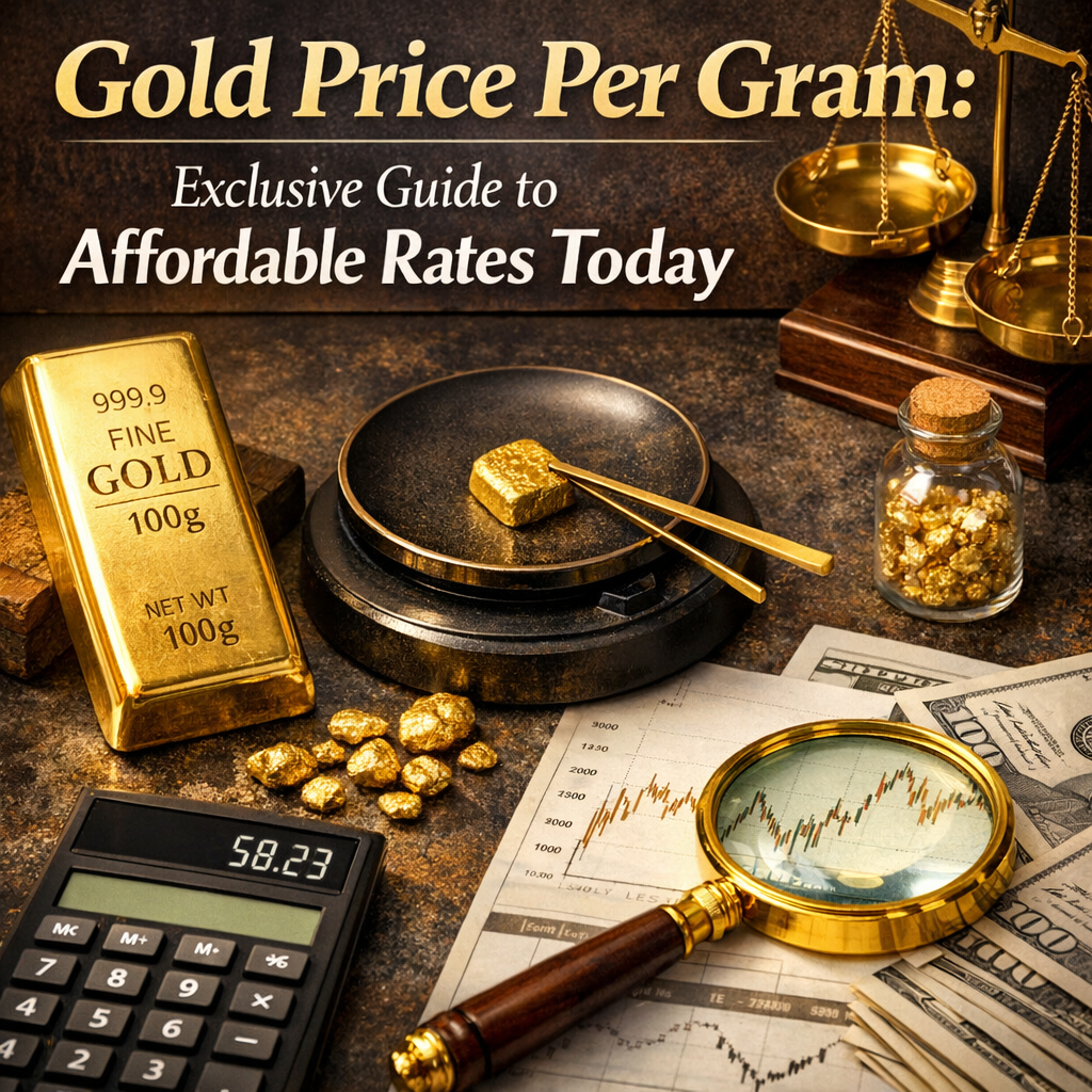 Illustration of Gold Price Per Gram: Exclusive Guide to Affordable Rates Today