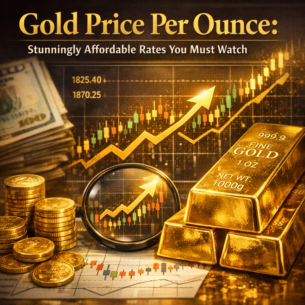 Illustration of Gold Price Per Ounce: Stunningly Affordable Rates You Must Watch