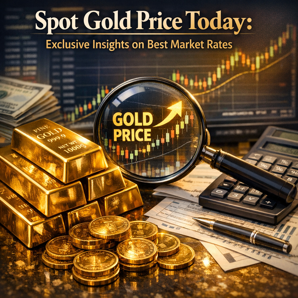 Illustration of Spot Gold Price Today: Exclusive Insights on Best Market Rates